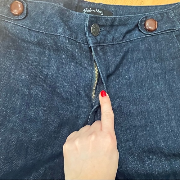 Vintage Y2K Guido & Mary Sofia Wide Leg Trouser Jeans - Picture 5 of 15